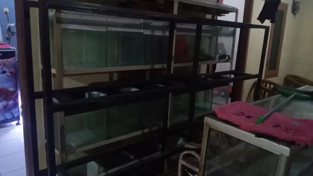 Rak besi akuarium