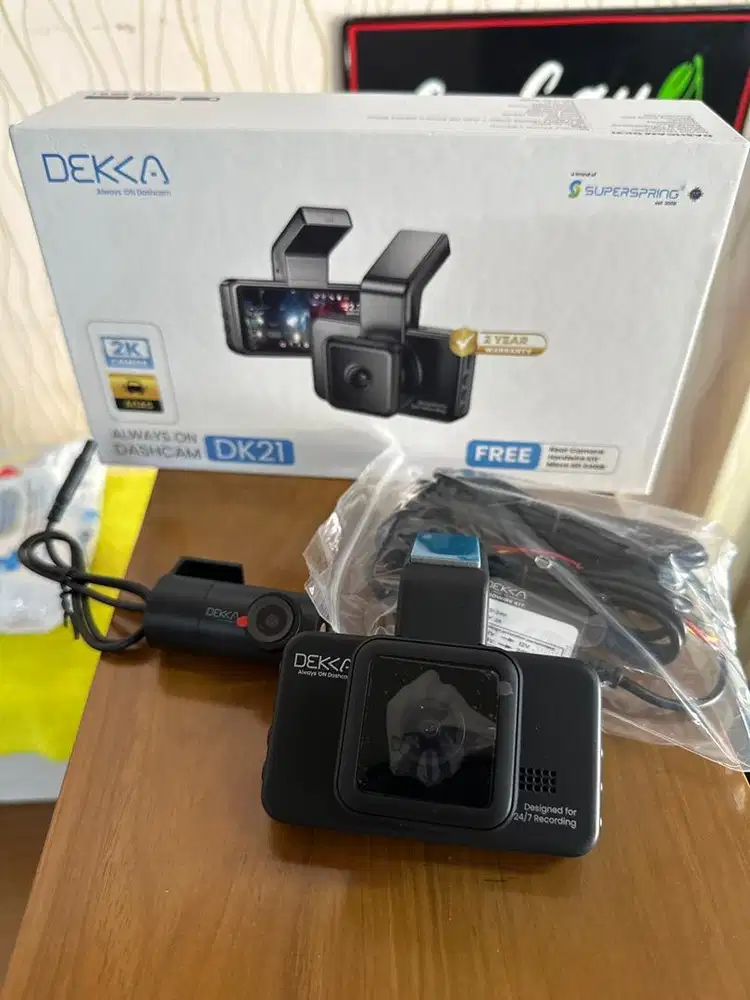 DASHCAM DEKKA DK21 2K Front & Rear Camera