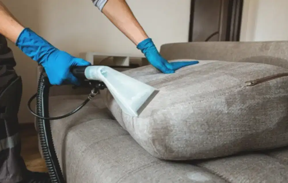 Jasa cuci karpet, jok mobil, sofa, springbed dll