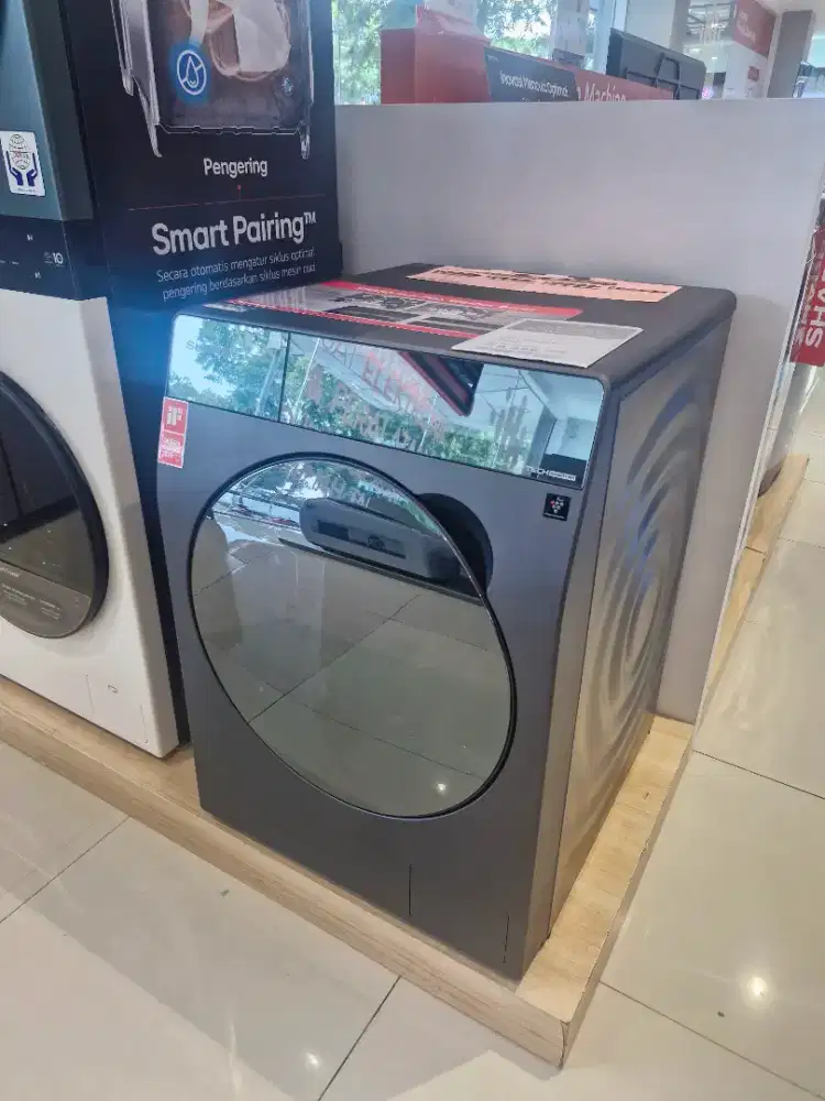 Mesin Cuci Sharp Front Load 10.5KG Promo Cicilan Bisa Bunga 0%