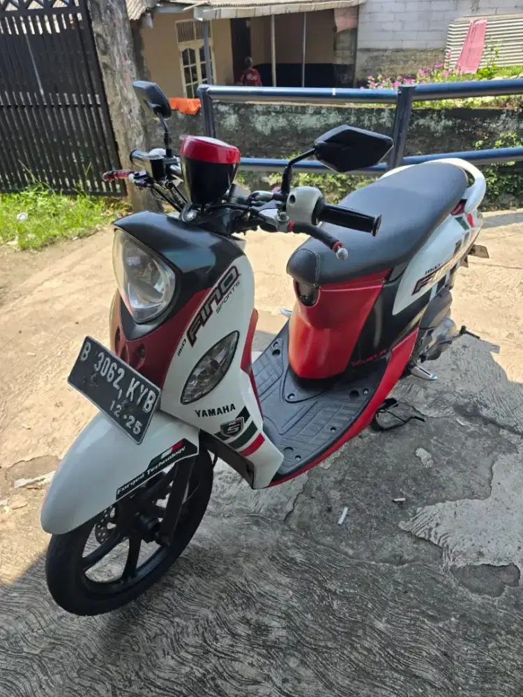 DIJUAL CASH YAMAHA FINO SPORTY TAHUN 2015 PAJAK IDUP SIAP PAKAI