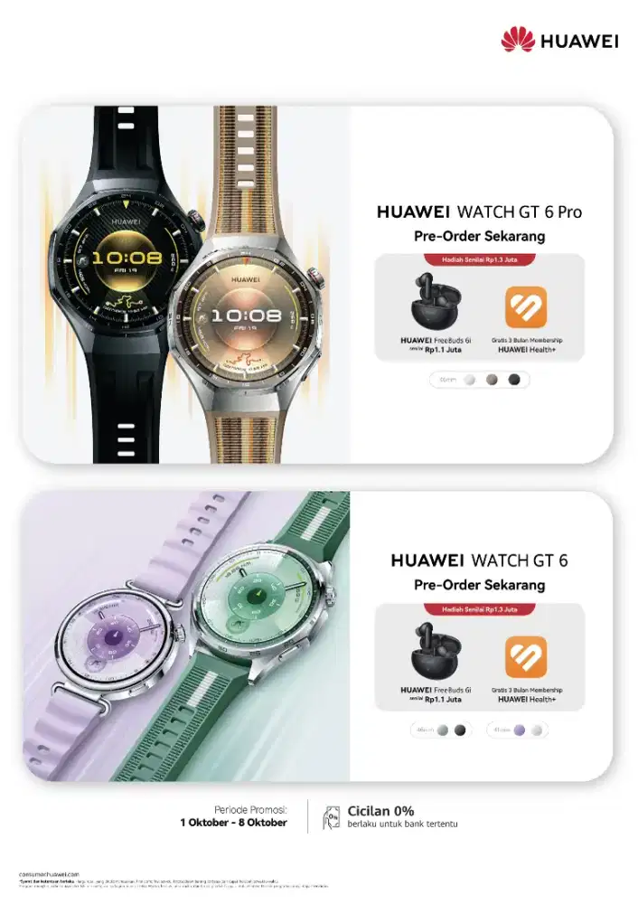 PRE ORDER HUAWEI WATCH GT 6 SERIES
