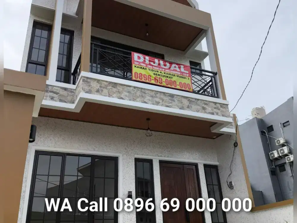 Rumah Murah 4 kmr 100% Baru - Sentul City - Griya Alam Sentul Bogor