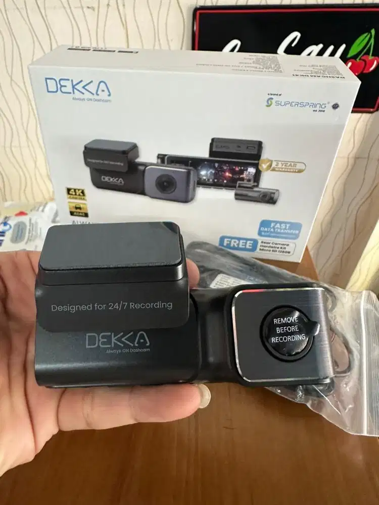 Dashcam Dekka DK41 4K Front & Rear Camera