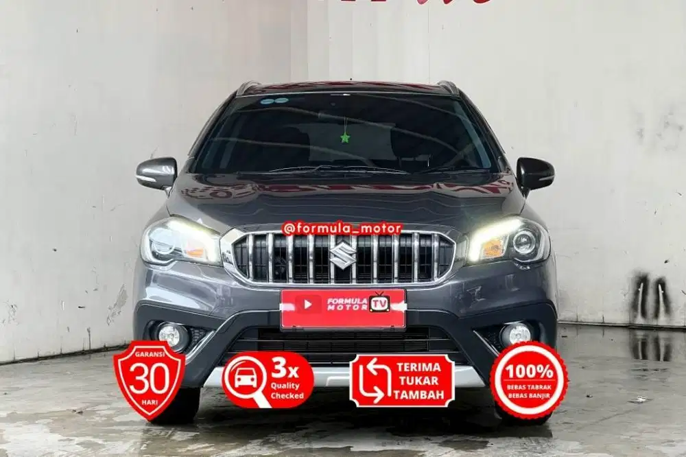 Suzuki Scross Matic tahun 2021 warna Abu abu grey S-cross AT DP minim