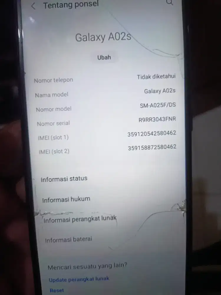Samsung A02S second batangan