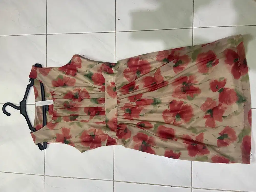 Zara Dress Wanita midi