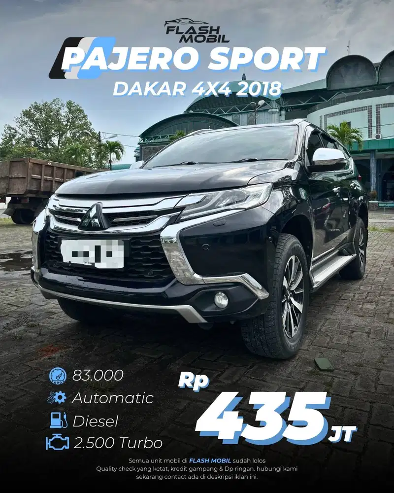 Pajero Sport Dakar 4x4 2.5 Turbo Diesel AT 2018