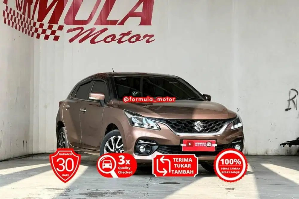 Suzuki Baleno HB Matic tahun 2023 warna coklat Hatchback AT DP minim