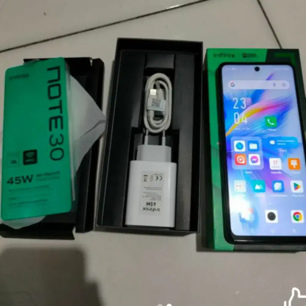 Infinix note 30 Fullset Mulus