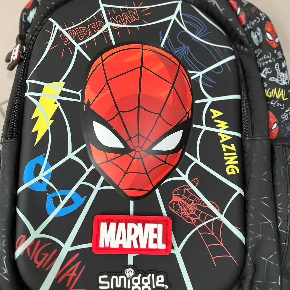 Smiggle backpack spiderman