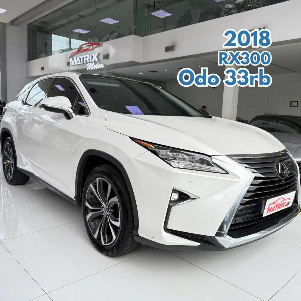 Lexus RX300 Luxury 2018 White on Black RX 300 Putih