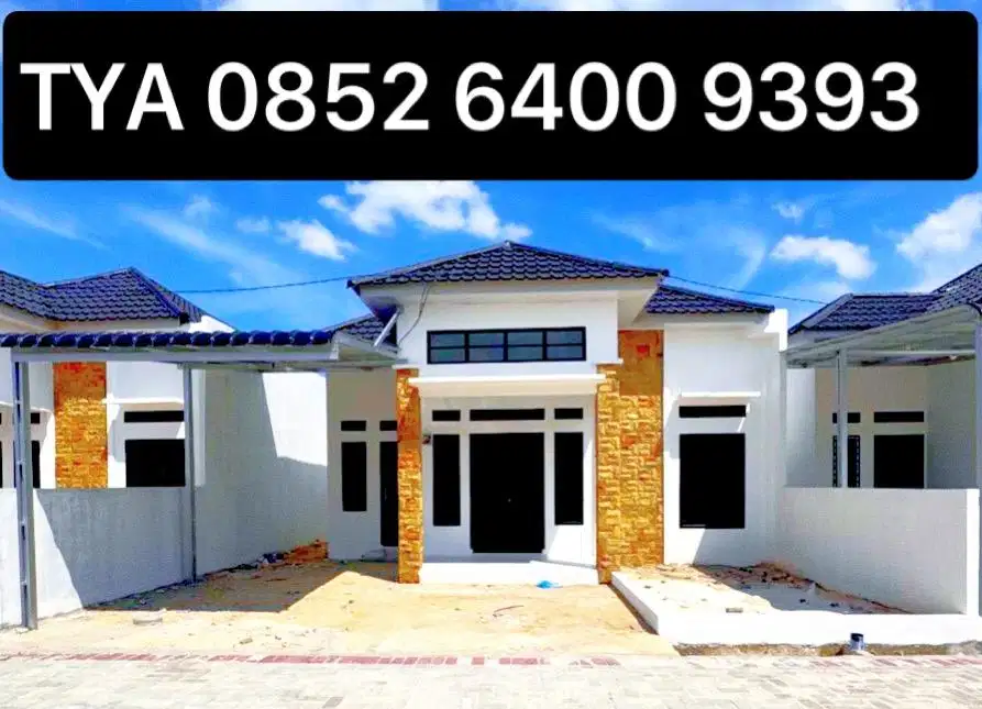 Rumah Cluster Depan Kampus UNRI Lingkungan Aman