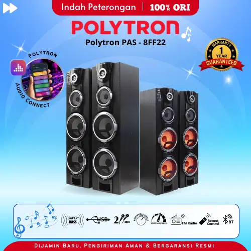 SPEAKER AKTIF POLYTRON PAS 8FF22