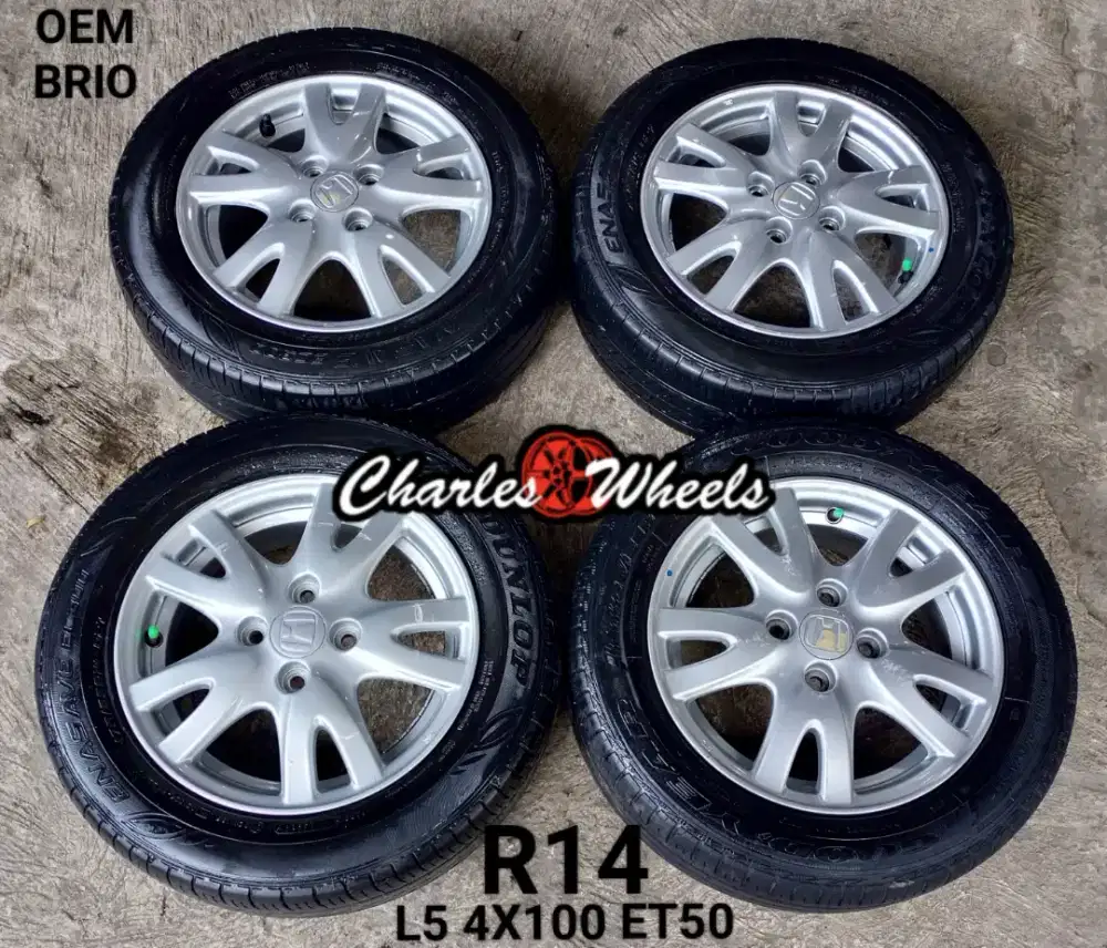 Jual velg oem brio r14 4x100 sigra calya agya ayla dll