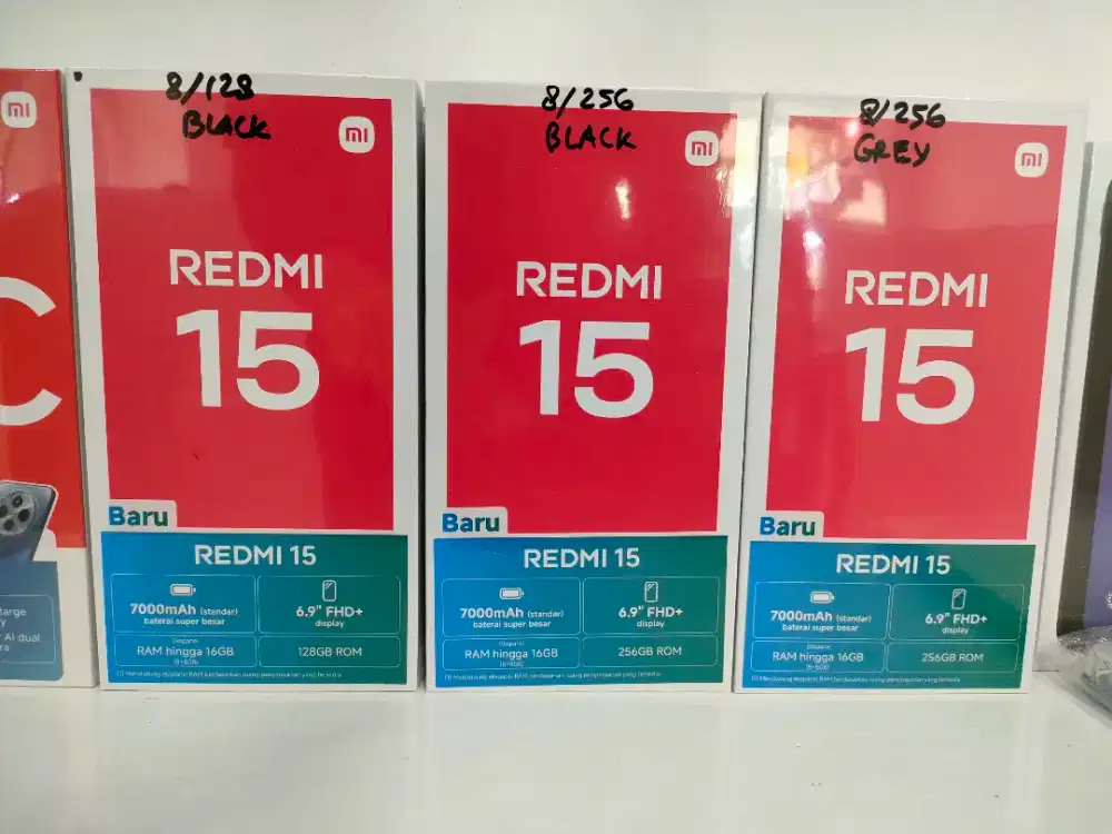 XIAOMI REDMI 15 TYPE TERBARU PROMO TERMURAH!!
