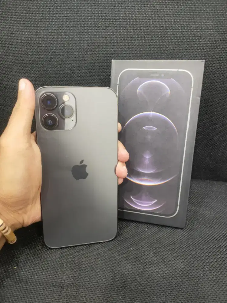 iPhone 12 Pro Max 128gb All Operator, Fullset, Nokendala, Siap Pakai