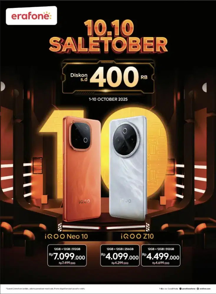 Kredit iQoo Neo 10 dan iQoo Z10 syarat ktp proses 5menit
