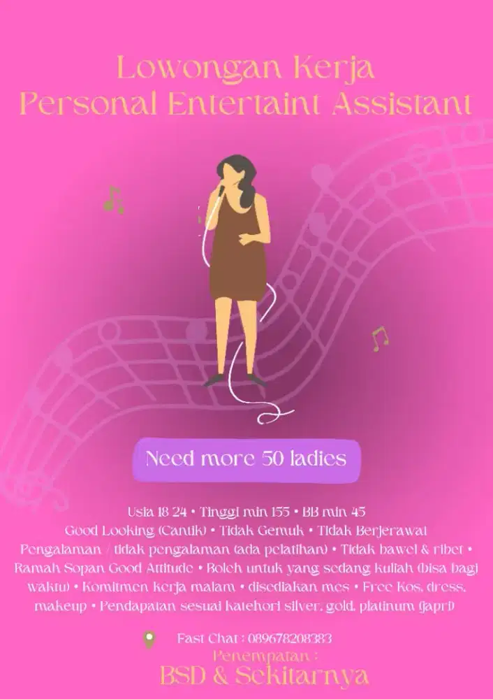Lowongan Kerja : Professional Entertaint Assistant