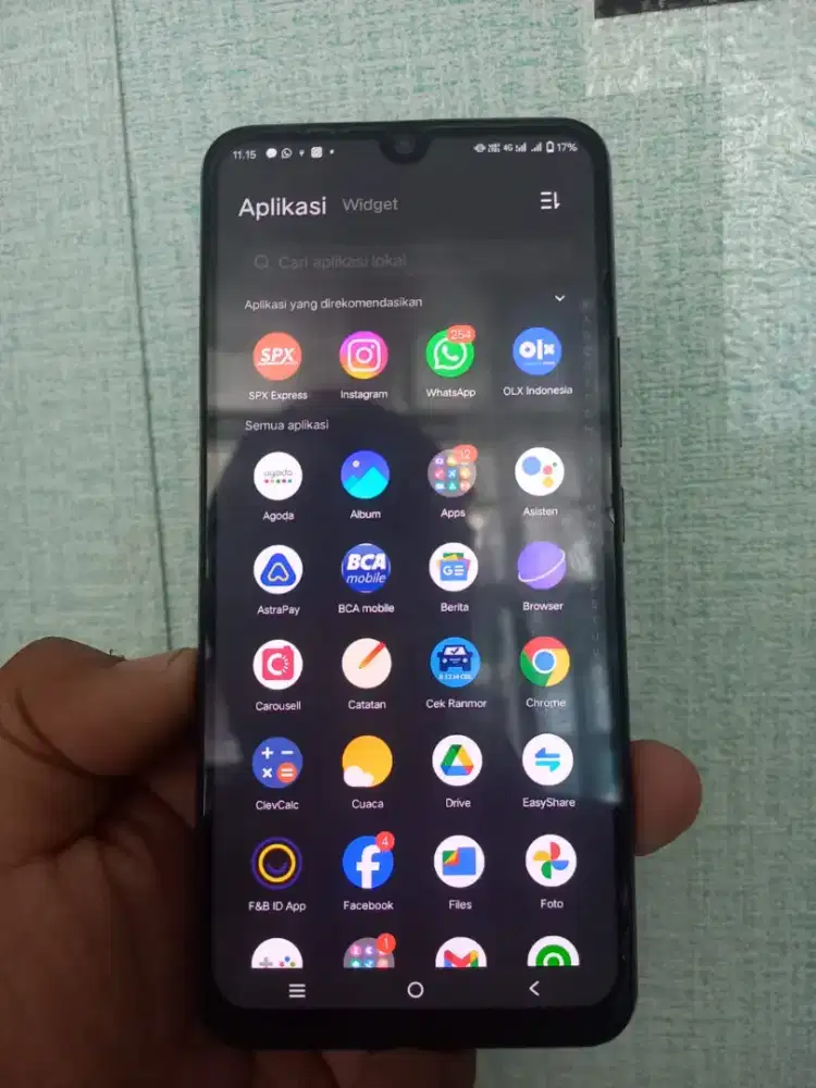Jual vivo v21 fullset lcd original