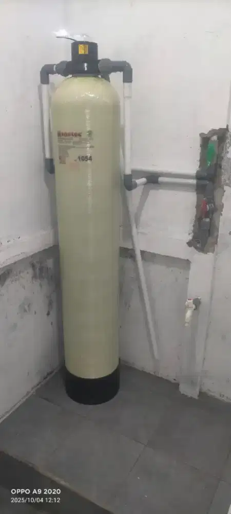 Pasang baru & ganti media filter air 1054