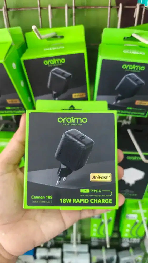 TRAVEL CHARGER 18W TYPE C ORAIMO OCW-5184E+C53