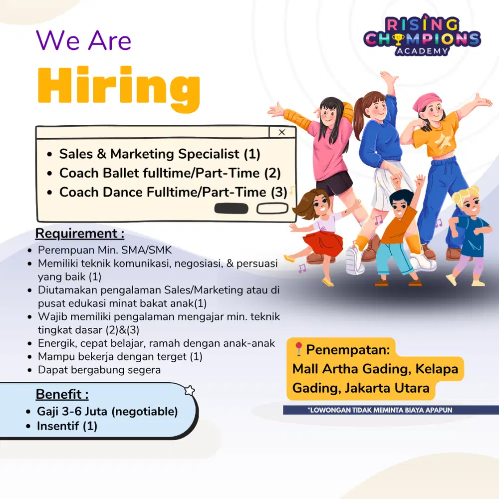 Marketing & Sales Staff