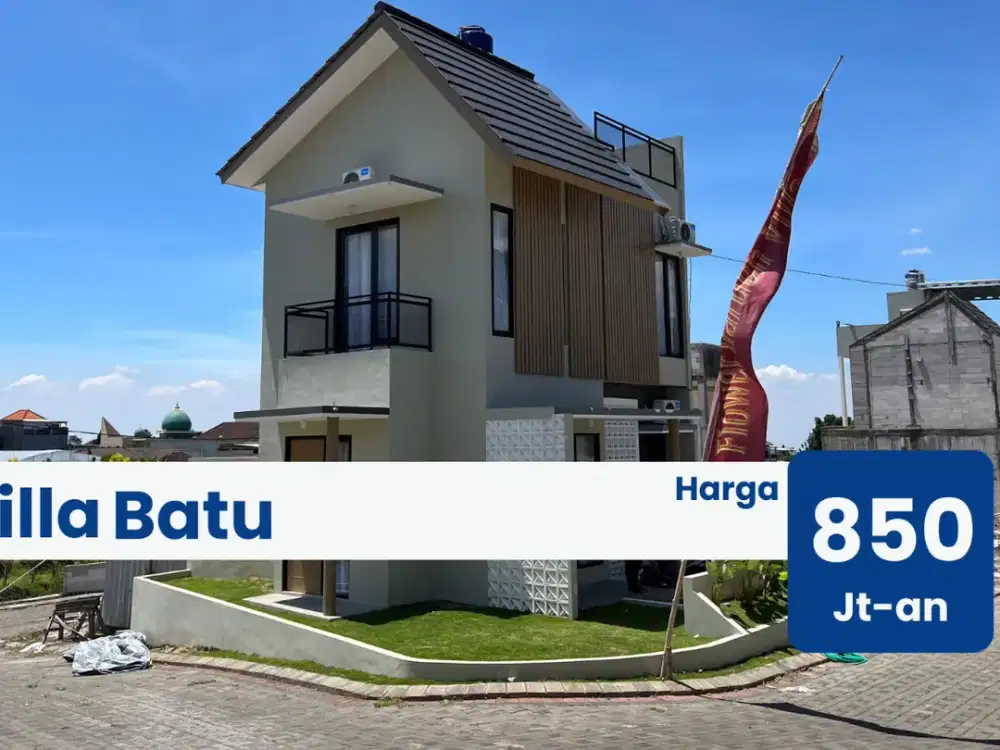 Dijual Villa Kota Batu Dekat Wisata