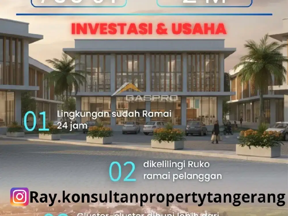 Ruko 2 Lantai Murah Habis & Kios 700 Jutaan Bertempat Di Kota Gading Serpong Bsd Pusat Kuliner Terbesar