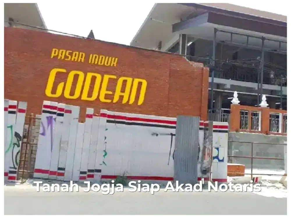 Tanah Siap AJB Dekat Pasar Induk Godean, SHM
