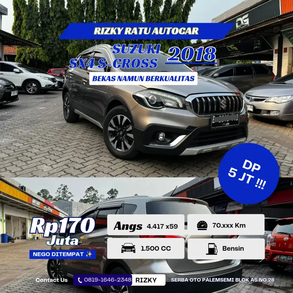 DP 5 JT !!! Suzuki SX4 S-CROSS 2018 Low Km