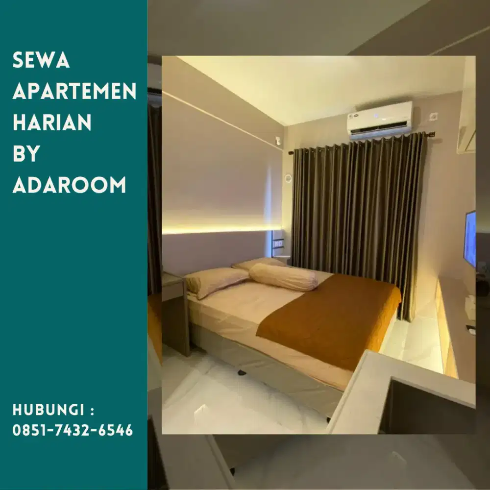 Disewakan apartemen harian Treepark Serpong BSD City