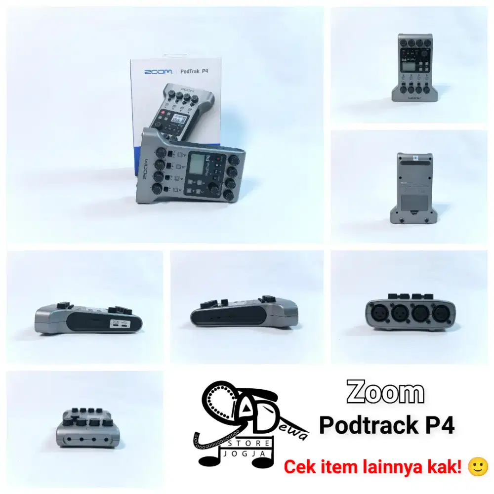 ZOOM PODTRACK PODCAST PORTABLE VOICE AUDIO RECORDER SOUNDCARD Sdr H4N