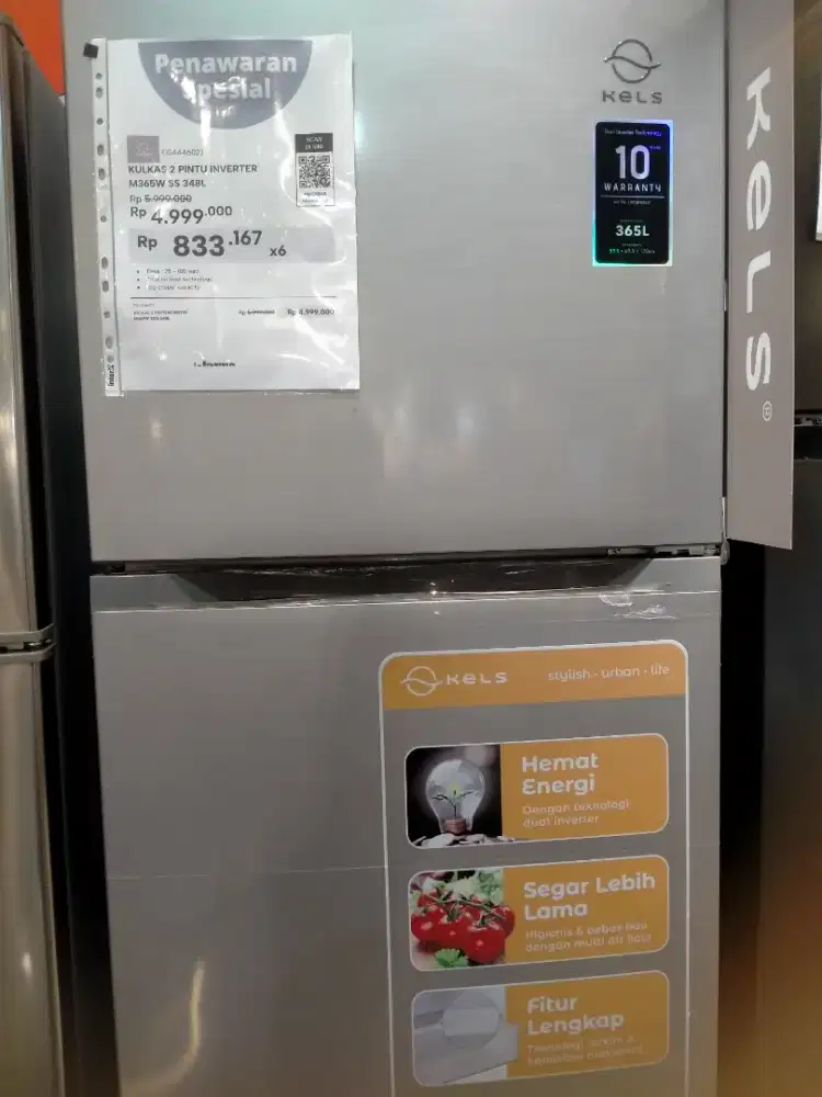 KULKAS 2 PINTU INVERTER