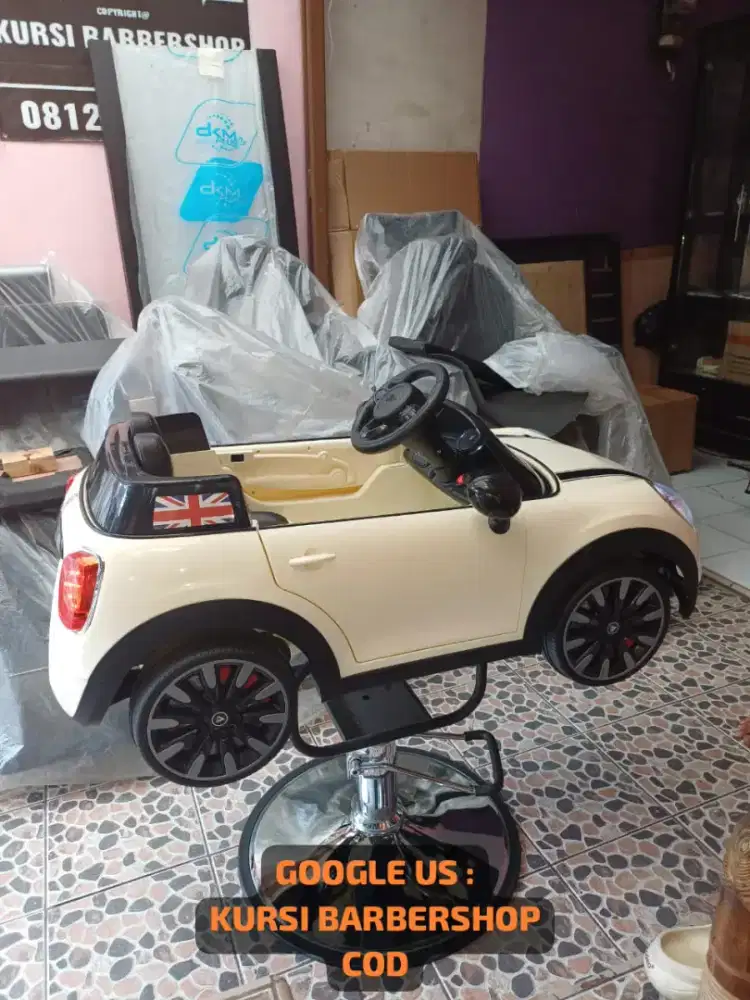 Kursi barber anak barberkids hidrolik bekas 95%. Like New