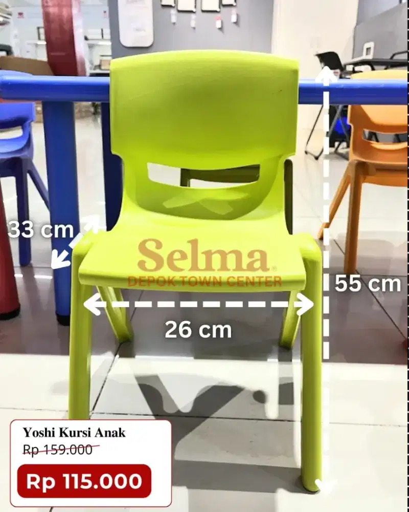 MEJA KURSI TK PAUD MULAI 100RB AN