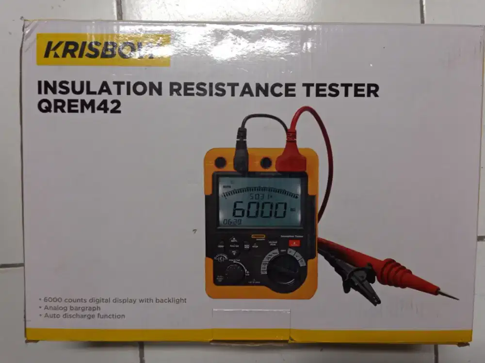 jual Krisbow Insulation Resistance Tester QREM42