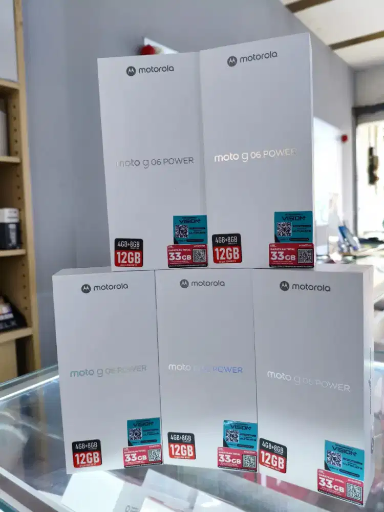 Motorola G06 Power 4+8/128gb baru resmi super promo