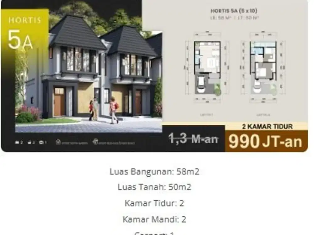 Dijual Rumah Baru Di Citra Garden Serpong Tangerang Selatan