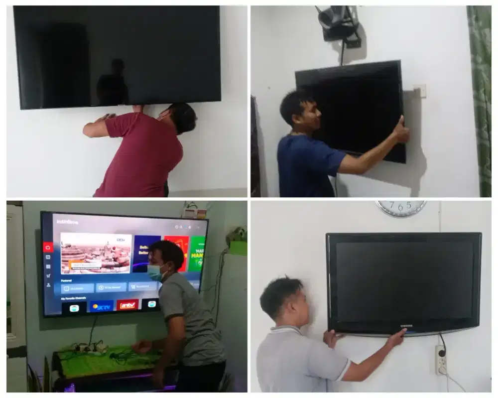 Pasangkan bracket dan Braket plus pasang terima rapih breket briket