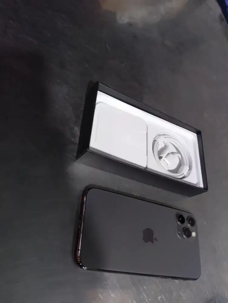 Iphone 11 pro max 256gb sudah baru hijau