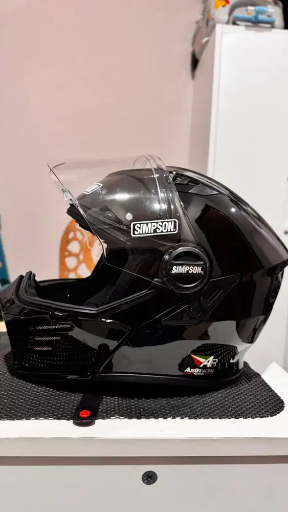 JUAL Helm Simpson Dark Venom (Like New baru 1x pake)