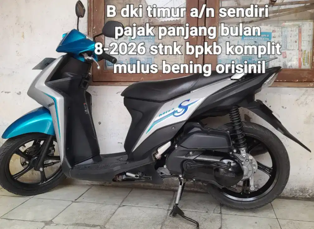 Yamaha Mio S 2018 LED blue core 125 cw asli silver hijau B dki timur