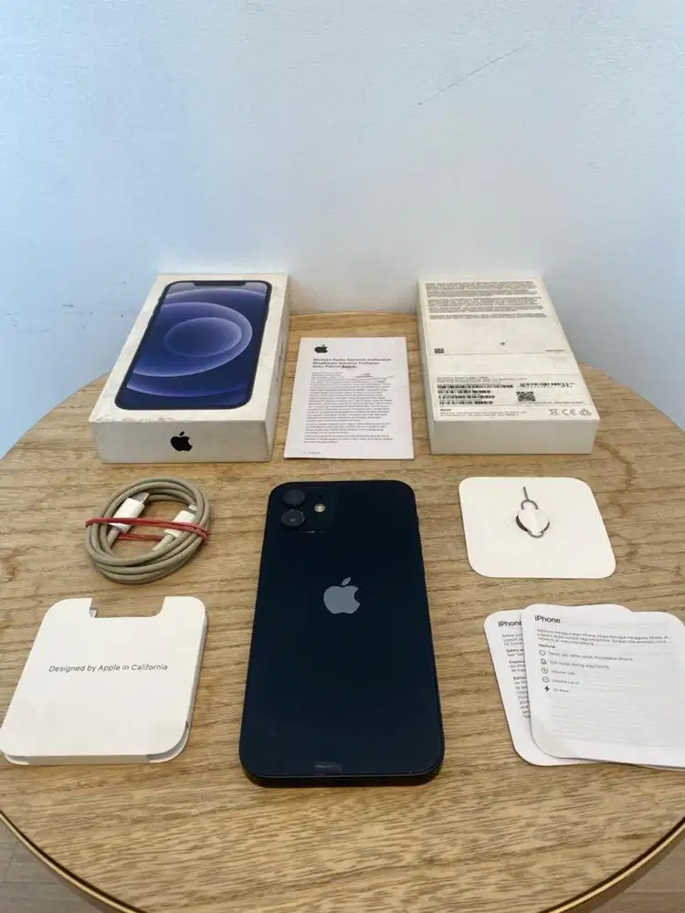 Seconf iBox Garansi On iPhone 12 128GB Black Fullset
