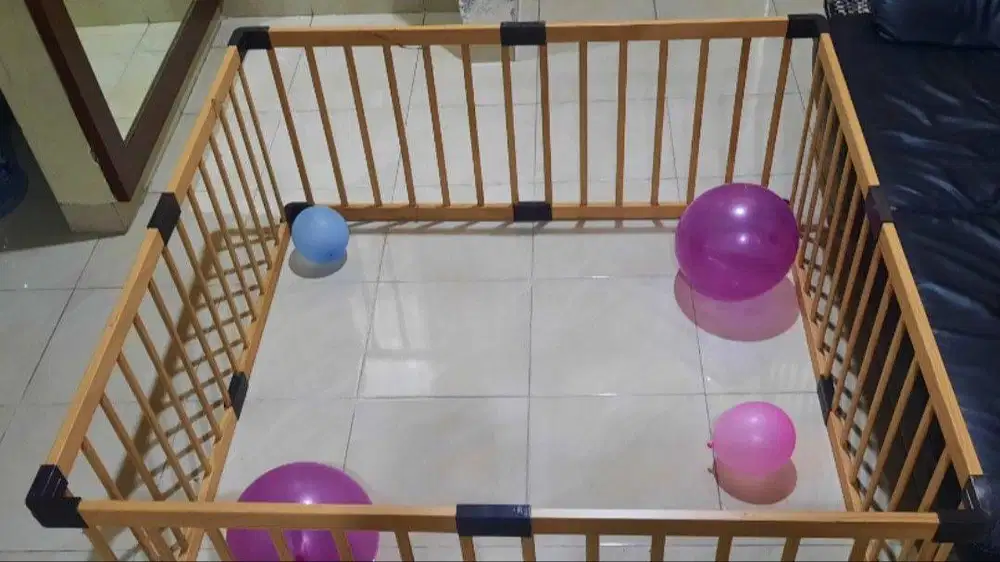 Wooden Play Fence