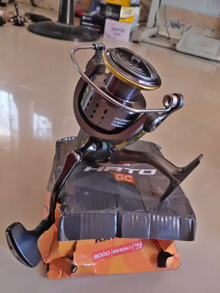 Katrol Pancing Reel 8000 Power Handle kondisi BARu