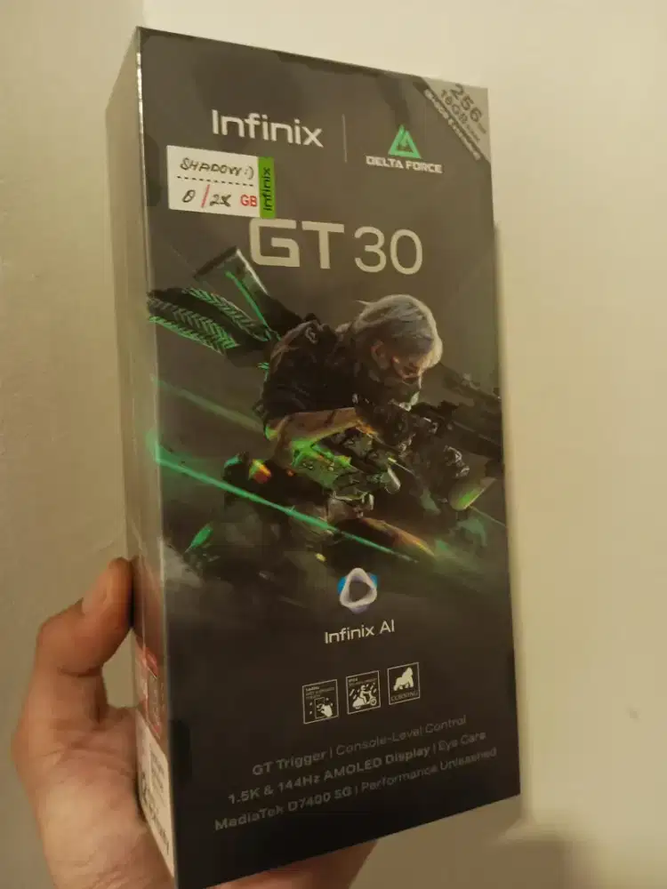 INFINIX GT 30 5G8+8/256 NEW GARANSI RESMI