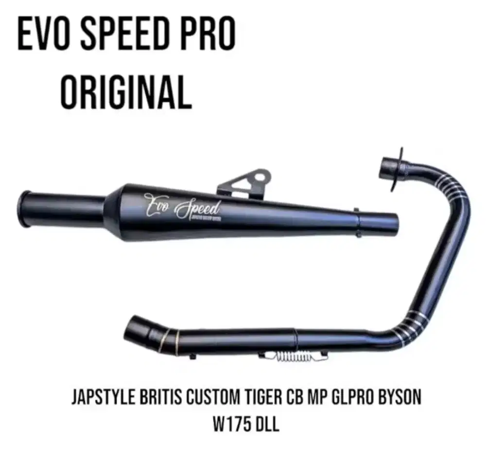 Knalpot Evo speed pro, w715 or untuk motor custom