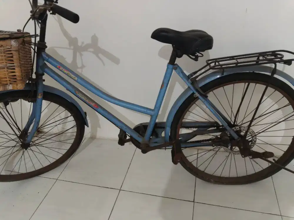 Sepeda mini keranjang