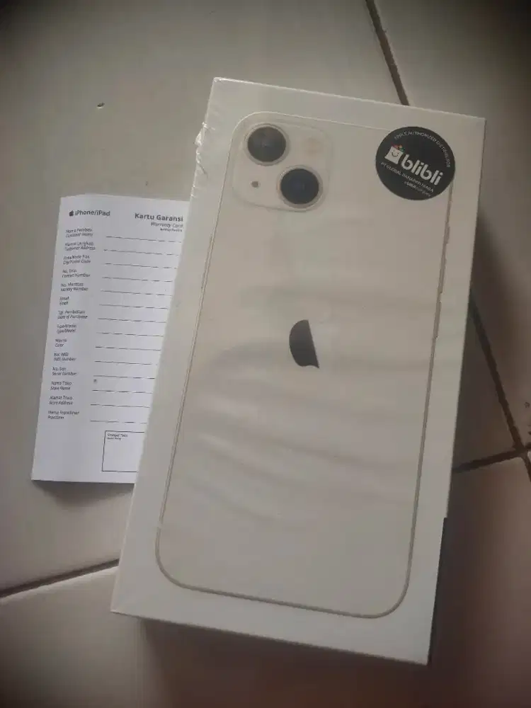 Iphone 13 128 BLIBLI NEW
